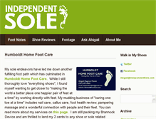 Tablet Screenshot of independentsole.com